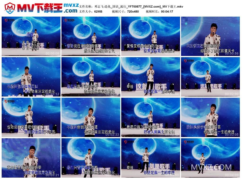 邓志飞-造化_国语_流行_YF700877